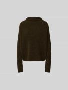 Filippa K Pullover mit Stehkragen in Khaki, Größe S