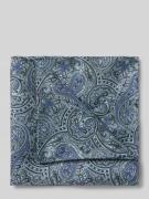 Blick Einstecktuch aus Seide im Allover-Look in Dunkelgruen, Größe 1