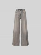 Diesel Wide Leg Jeans aus Lyocell-Mix in Dunkelblau, Größe 24