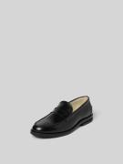 Duke & Dexter Loafer mit strukturierter Sohle in Black, Größe 45