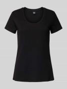 BOSS Regular Fit Pyjama-Oberteit aus Baumwoll-Mix in Black, Größe XL