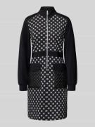 Marc Cain Knielanges Kleid mit Stehkragen in Black, Größe 44