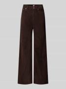 Tommy Jeans Wide Leg Cordhose aus reiner Baumwolle in Dunkelbraun, Grö...