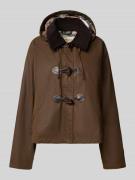 Barbour Loose Fit Dufflecoat aus reiner Baumwolle Modell 'MYRA' in Mit...