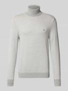 Tommy Hilfiger Regular Fit Rollkragenpullover aus Baumwoll-Kaschmir-Mi...