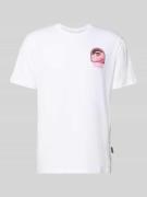 Dedicated T-Shirt mit Motiv-Print in Weiss, Größe L