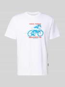 Dedicated T-Shirt mit Motiv-Print in Weiss, Größe L