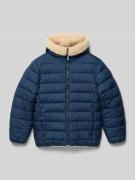 Killtec Wendejacke in Stepp-Optik in Marine, Größe 140