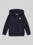 Steiff Hoodie mit Känguru-Tasche in Marine, Größe 104