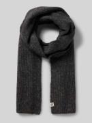 MSCH Copenhagen Schal mit Label-Detail Modell 'Hope' in Dunkelgrau Mel...