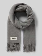 Drykorn Schal aus Wolle-Lanawolle-Mix mit Fransen Modell 'GAZE' in Mit...