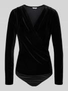mbyM Body in Wickel-Optik Modell 'Lione' in Black, Größe M