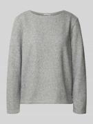 Tom Tailor Regular Fit Sweatshirt mit Viskose-Anteil in Hellgrau Melan...