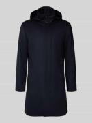 Tiger Of Sweden Mantel mit Kaschmir-Anteil Modell 'Aleric' in Dunkelbl...
