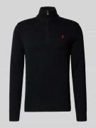 Polo Ralph Lauren Strickpullover mit gerippten Abschlüssen in Black, G...