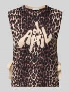 OH APRIL Pullunder mit seitlicher Schnürung Modell 'Moxie' in Mittelbr...