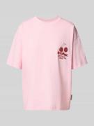 ANOTHER COTTON LAB Oversized T-Shirt mit Rundhalsausschnitt in Pink, G...