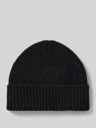 MCNEAL Beanie aus Wolle-Kaschmir-Mix in Black, Größe 1