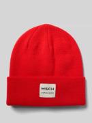 MSCH Copenhagen Beanie aus Woll-Mix Modell 'Mojo' in Rot, Größe 1