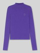 Hugo Blue Slim Fit Strickpullover mit Rippstruktur Modell 'SARMIE' in ...