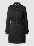 Fuchs Schmitt Trenchcoat mit Taillengürtel in Black, Größe 40