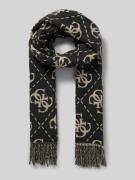 Guess Schal mit Ausfransungen in Black, Größe 1