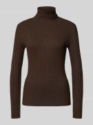 Soyaconcept Slim Fit Rollkragenpullover aus Viskose-Mix Modell 'Dolli'...