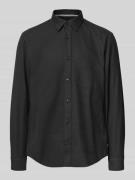 OLYMP Level Five Slim Fit Freizeithemd mit Kentkragen in Black, Größe ...