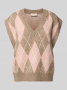 FREE/QUENT Pullunder mit V-Ausschnitt Modell 'Grsargyle' in Hellrosa, ...