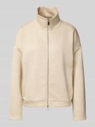 Rich & Royal Sweatjacke aus Viskose-Mix mit Zweiwege-Reißverschluss in...