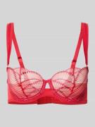 Triumph Balconette-Bügel-BH mit Signature-Träger in Rot, Größe 75D