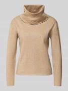 Betty Barclay Rollkragenpullover aus Viskose-Mix mit grafischem Muster...