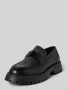 Guess Loafers aus Leder-Mix Modell 'GORIZIA' in Black, Größe 40