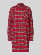 Lauren Ralph Lauren Nachthemd mit Label-Stitching in Rot, Größe L