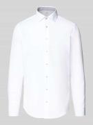 SEIDENSTICKER Slim Fit Businesshemd aus reiner Baumwolle in Weiss, Grö...