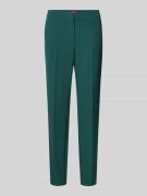 HUGO Slim Fit Anzughose mit Bügelfalten Modell 'HAGONIA' in Dunkelgrue...