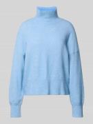 Samsøe Samsøe Strickpullover aus Woll-Mix mit Stehkragen Modell 'NOLA'...