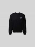 MAISON KITSUNÉ Sweatshirt aus reiner Baumwolle in Black, Größe L
