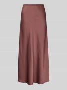 Neo Noir Maxirock aus Satin mit elastischem Bund Modell 'Vicky' in Alt...