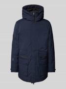 Superdry Parka mit Stehkragen in Marine, Größe XXL