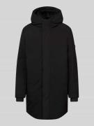 Cinque Mantel mit Kapuze Modell 'Dawson' in Black, Größe XXXL