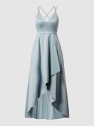 Jake*s Cocktail Abendkleid im Vokuhila-Look in Schilf, Größe 44