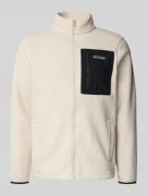 COLUMBIA Fleecejacke mit Brusttasche und Label-Stitching Modell 'Jaspe...