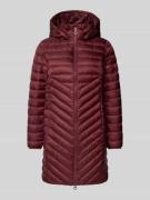 s.Oliver RED LABEL Shaped Fit Steppmantel mit Kapuze in Bordeaux, Größ...