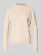 Betty Barclay Strickpullover aus Viskose-Mix mit Stehkragen in Beige, ...