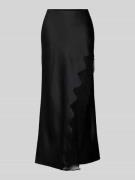 BOSS Orange Maxi-Rock aus Satin Modell 'VLACE' in Black, Größe 34