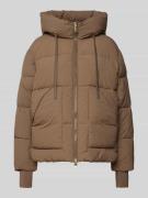 MOS MOSH Steppjacke mit Kapuze Modell 'Ollie' in Schoko, Größe M