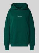 Pegador Oversized Hoodie mit Logo-Stitching Modell 'Clarita' in Dunkel...