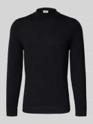 Drykorn Strickpullover aus reiner Schurwolle Modell 'ARWON' in Black, ...