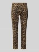 miss goodlife Slim Fit Jeans mit Knopfleiste in Beige, Größe L